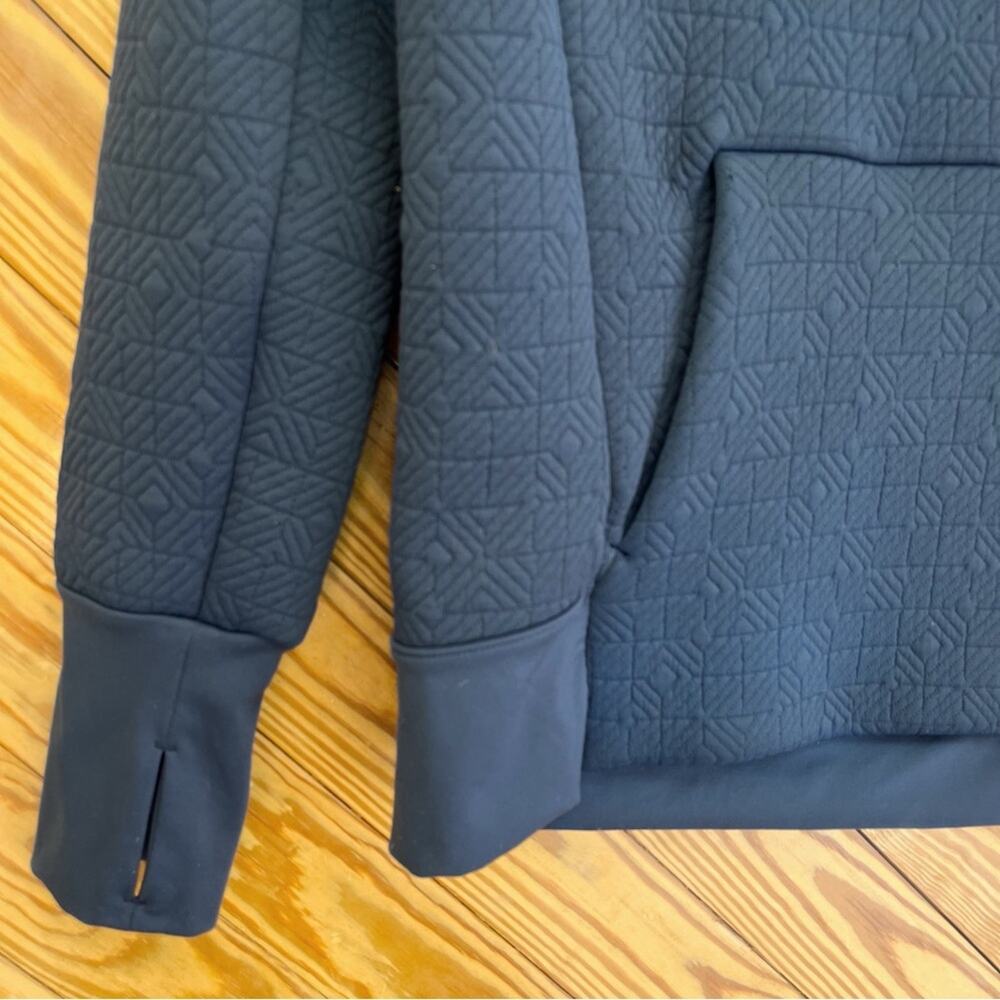 Athleta Jacquard Elevation Quilted Oversized Pullover Sweatshirt - Picture 3 of 5